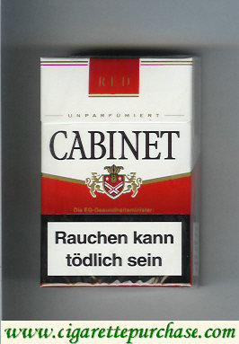 Cabinet Red cigarettes